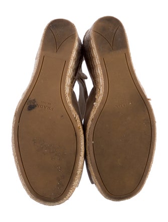 Prada Suede Colorblock Pattern Slingback Pumps