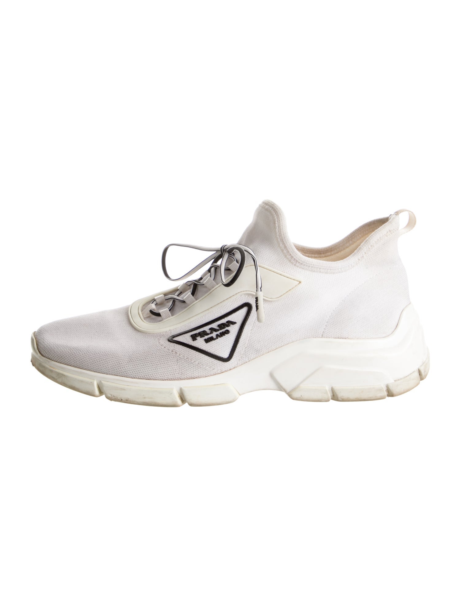 Prada Graphic Print Athletic Sneakers