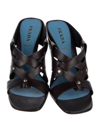 Prada Leather Espadrilles