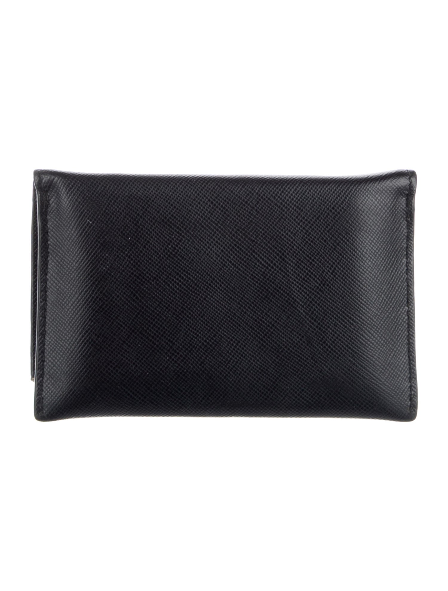 Prada Saffiano Cuir Leather Card Holder