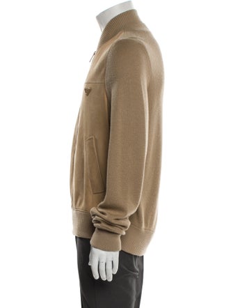 Prada 2022 Lambskin Bomber Jacket