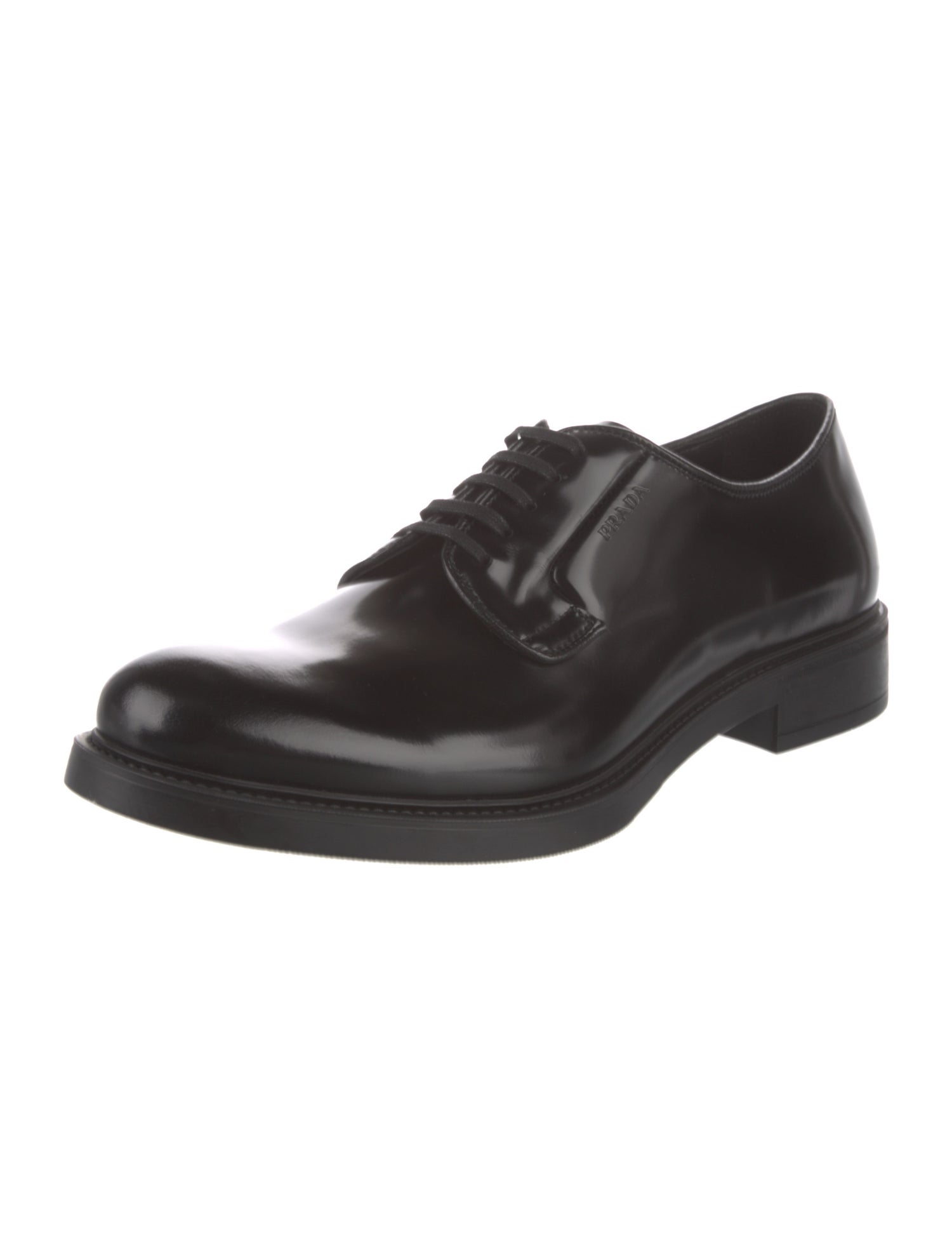 Prada Patent Leather Derby Shoes