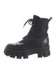 Prada Leather Combat Boots