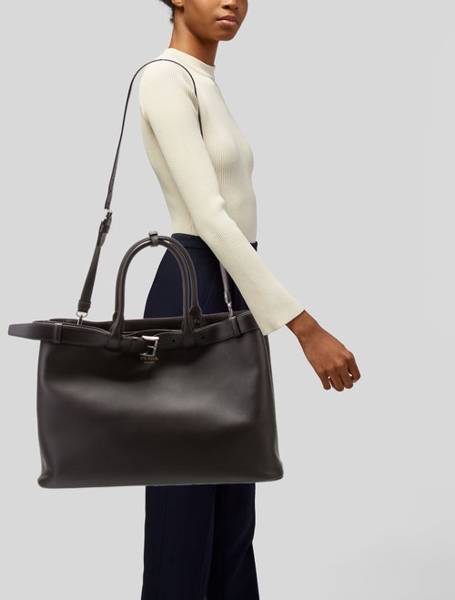 Prada Vitello Leather Buckle 2024