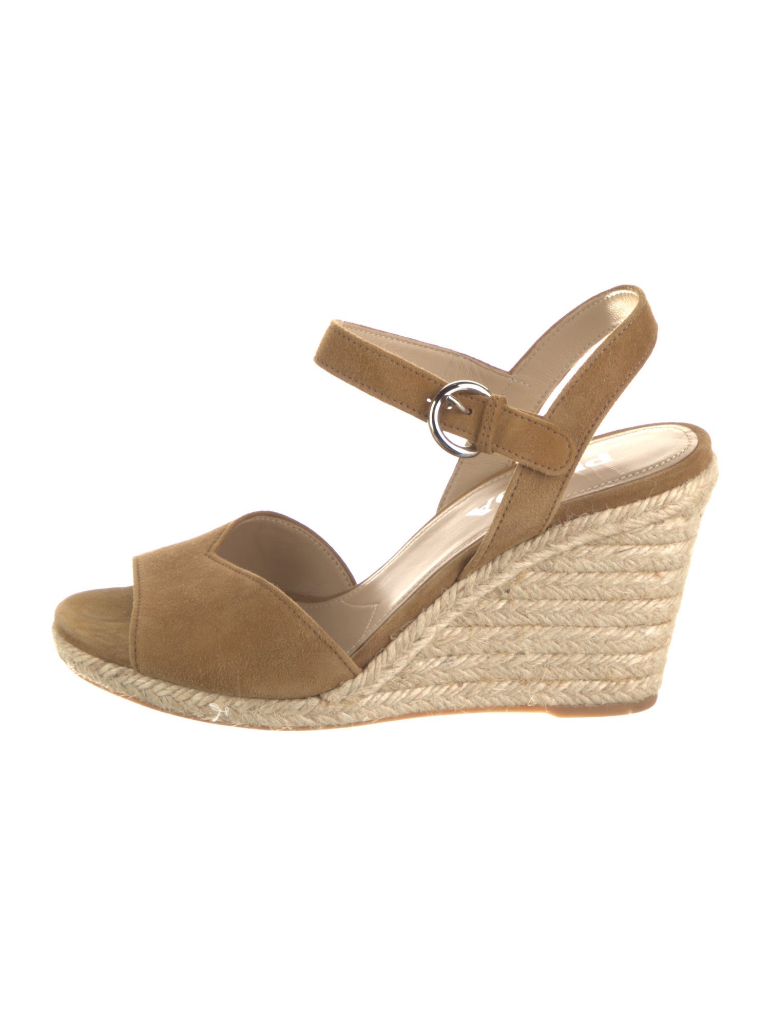 Prada Suede Braided Accents Espadrilles