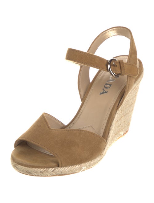 Prada Suede Braided Accents Espadrilles