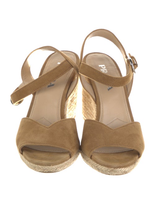 Prada Suede Braided Accents Espadrilles