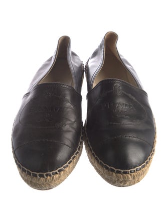 Prada Leather Espadrilles