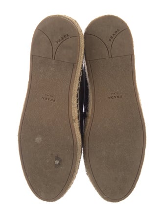 Prada Leather Espadrilles