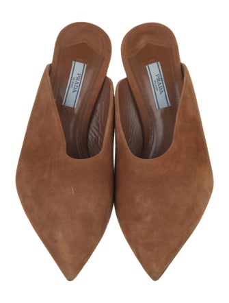 Prada Suede Mules