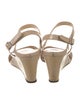 Prada Patent Leather Slingback Sandals