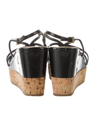 Prada Patent Leather Sandals