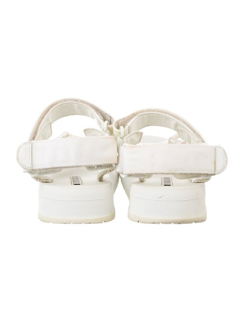 Prada Rubber Slingback Sandals