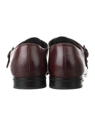 Prada Leather Monk Straps