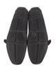 Prada Leather Leather Trim Embellishment Loafers