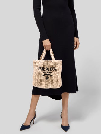Prada Signature crochet Small