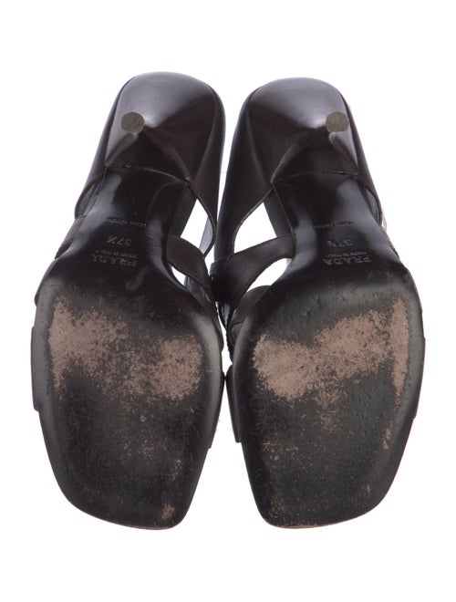 Prada Leather Slides