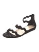 Prada Suede Cutout Accent Sandals