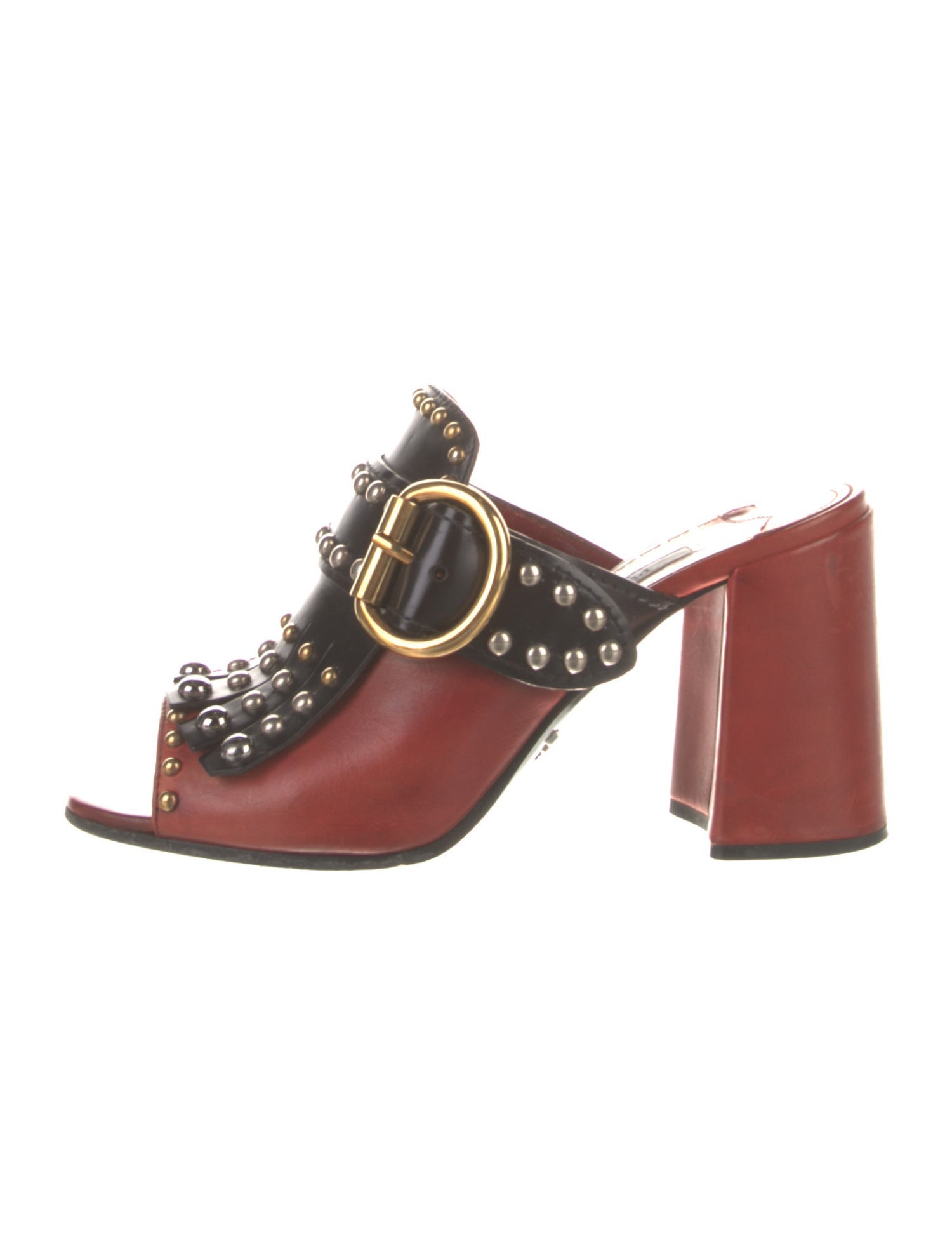 Prada Leather Slides