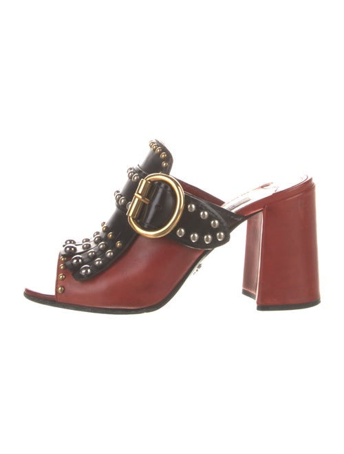 Prada Leather Slides