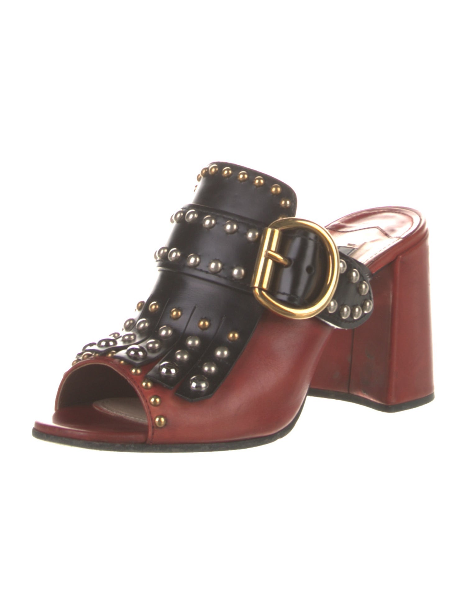 Prada Leather Slides