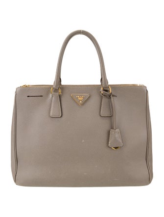 Prada Saffiano Leather Galleria Double Zip