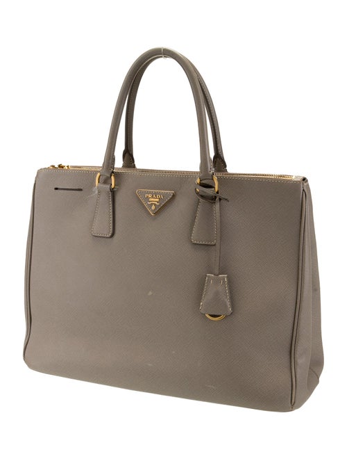 Prada Saffiano Leather Galleria Double Zip