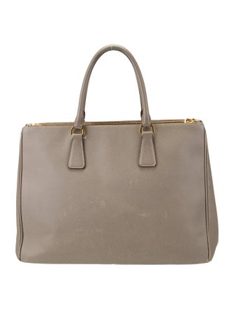Prada Saffiano Leather Galleria Double Zip