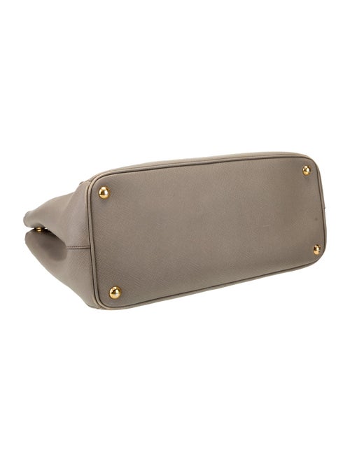 Prada Saffiano Leather Galleria Double Zip