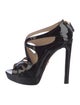 Prada Patent Leather Sandals