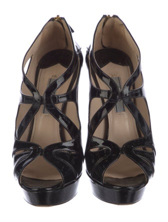Prada Patent Leather Sandals