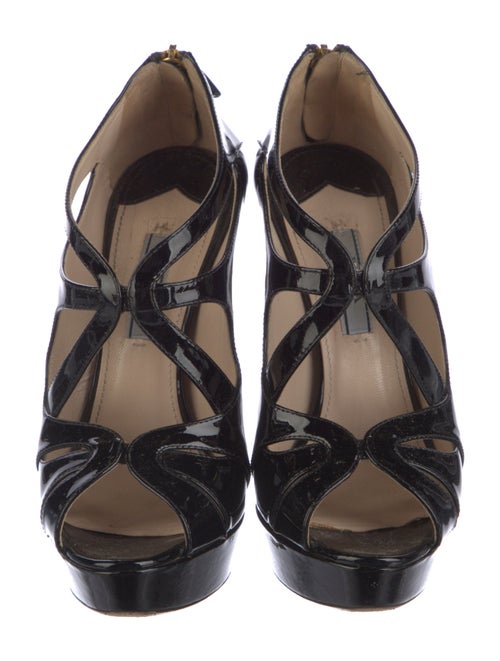 Prada Patent Leather Sandals