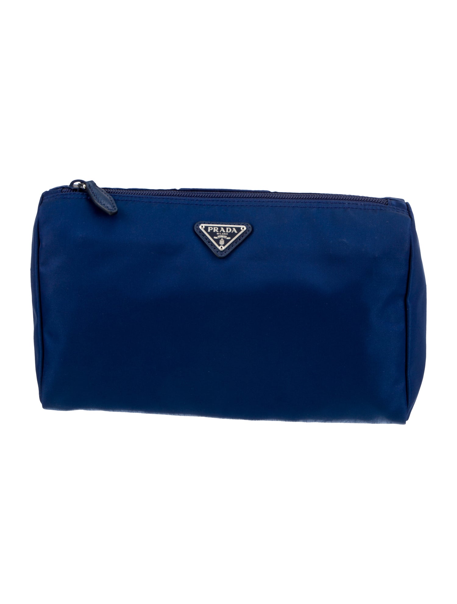 Prada Enameled Metal Triangle Clutch