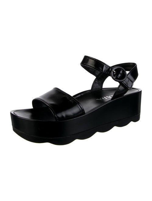 Prada Leather Slingback Sandals