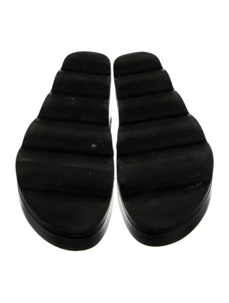 Prada Leather Slingback Sandals