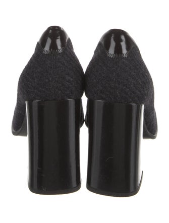 Prada Leather Trim Embellishment Pumps