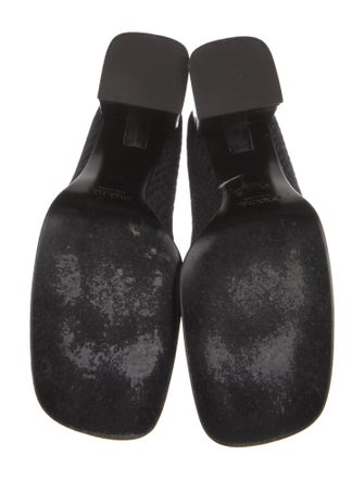 Prada Leather Trim Embellishment Pumps