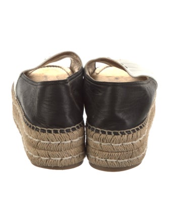 Prada Leather Espadrilles