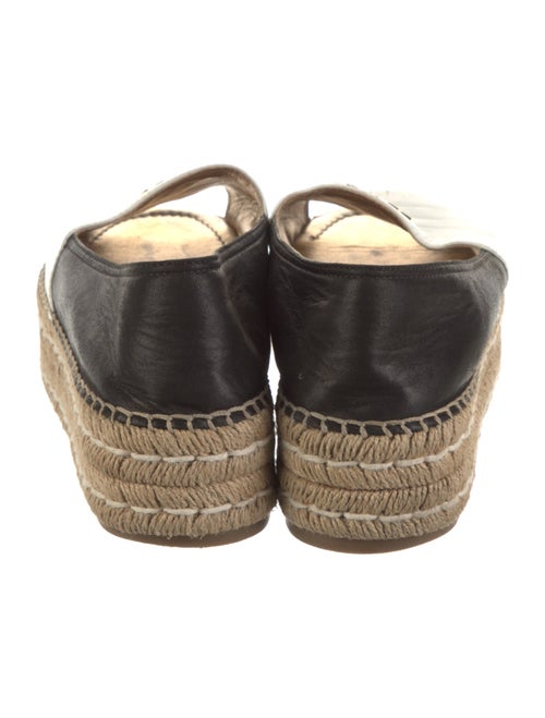 Prada Leather Espadrilles