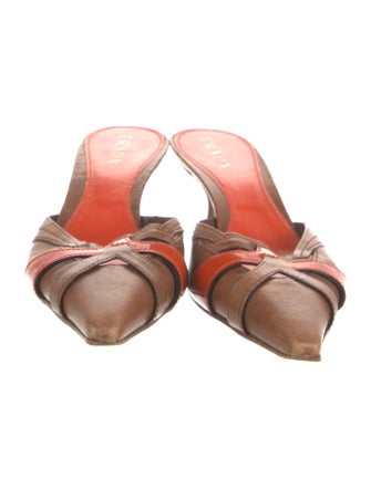 Prada Leather Mules