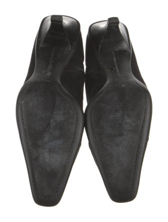 Prada Suede Chain-Link Accents Boots