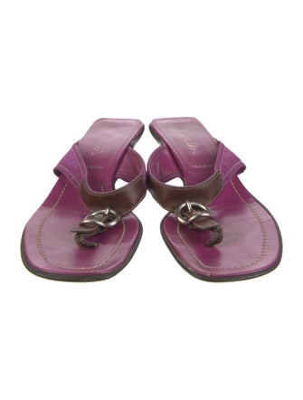 Prada Leather Slides