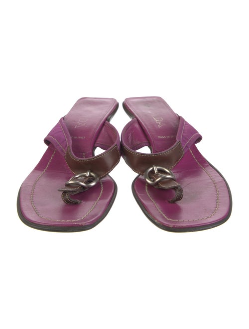 Prada Leather Slides