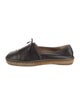 Prada Leather Bow Accents Espadrilles