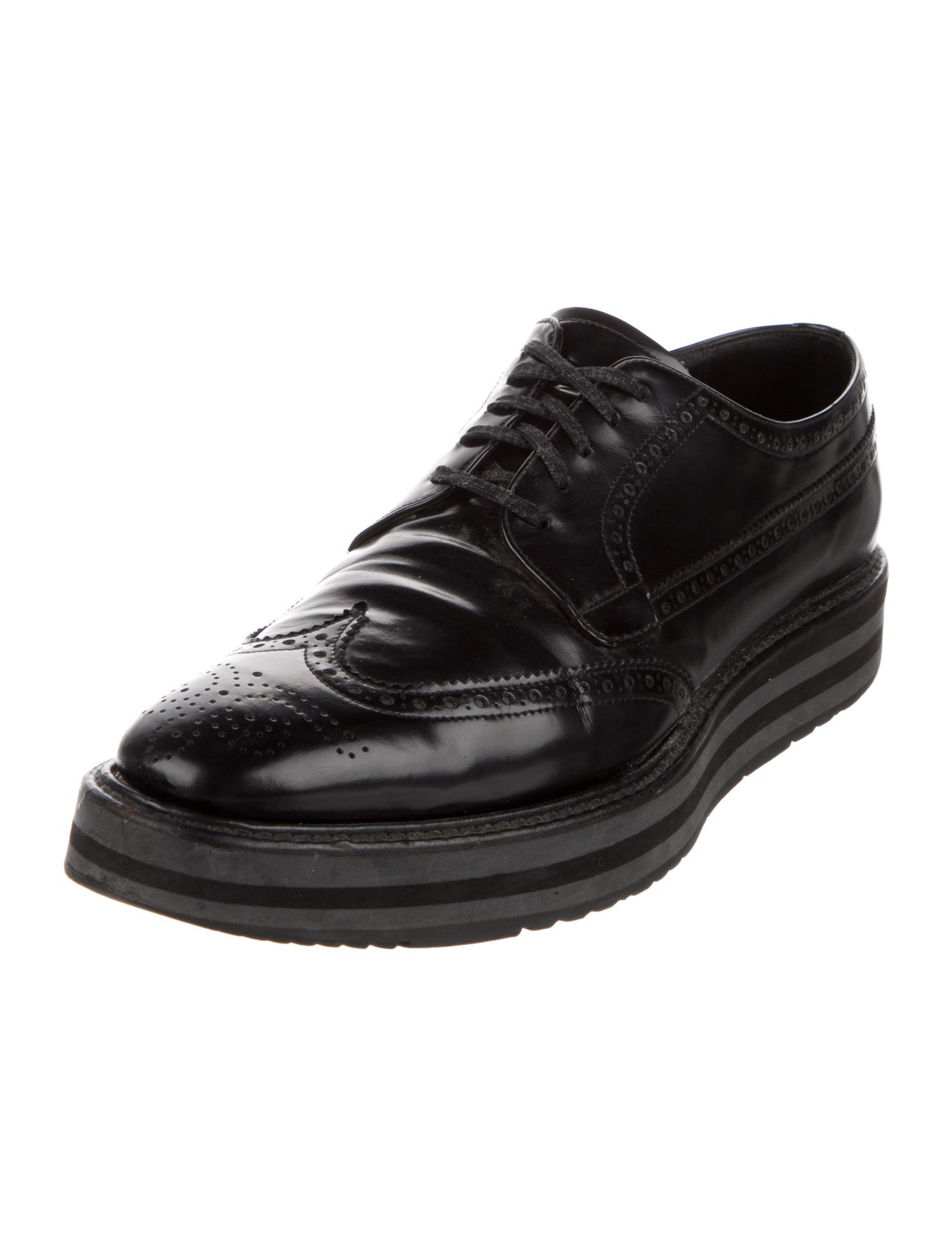 Prada Leather Brogues