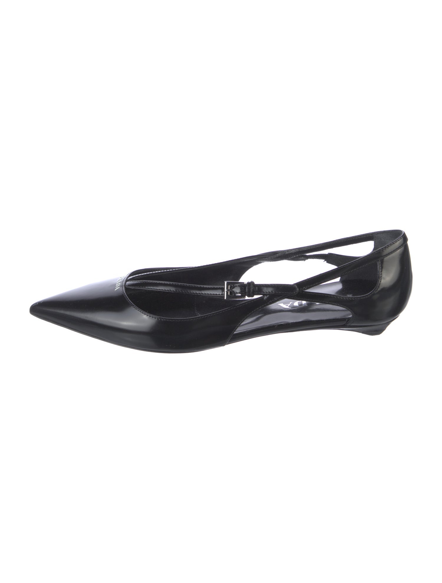 Prada Leather Ballet Flats