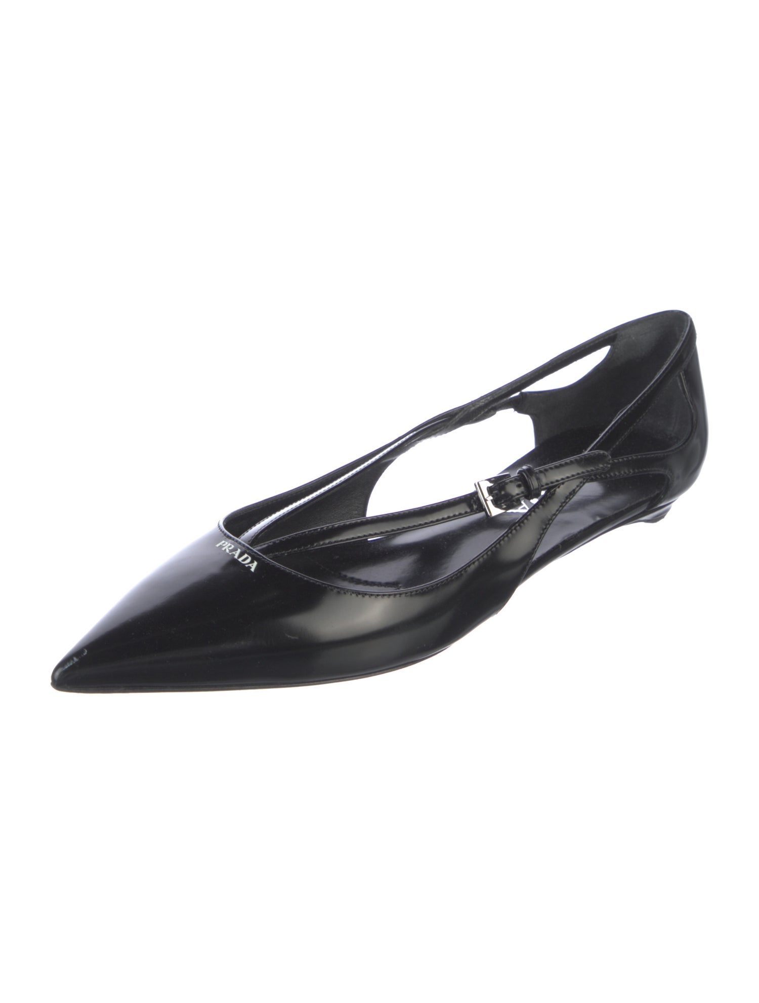 Prada Leather Ballet Flats