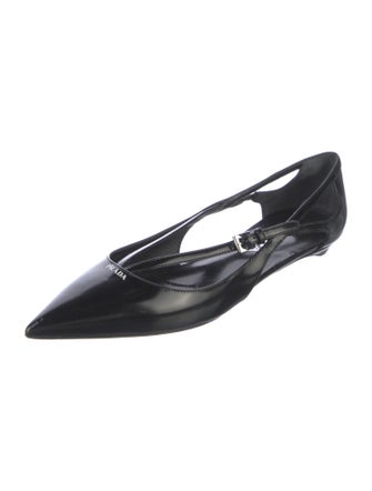 Prada Leather Ballet Flats
