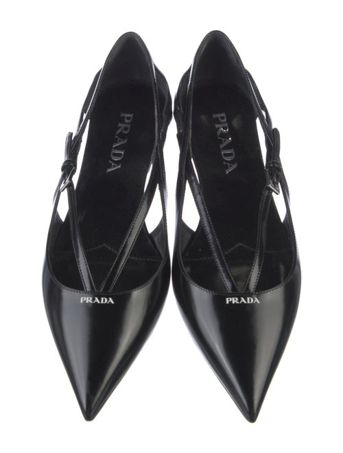 Prada Leather Ballet Flats