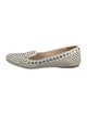 Prada Leather Studded Accents Ballet Flats
